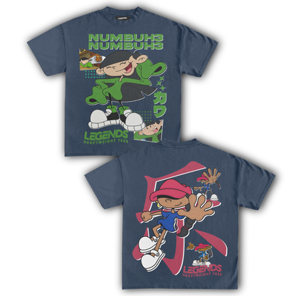 KIDS NEXT DOOR - NUMBER 3 & 5 TEE (DOUBLE SIDED)