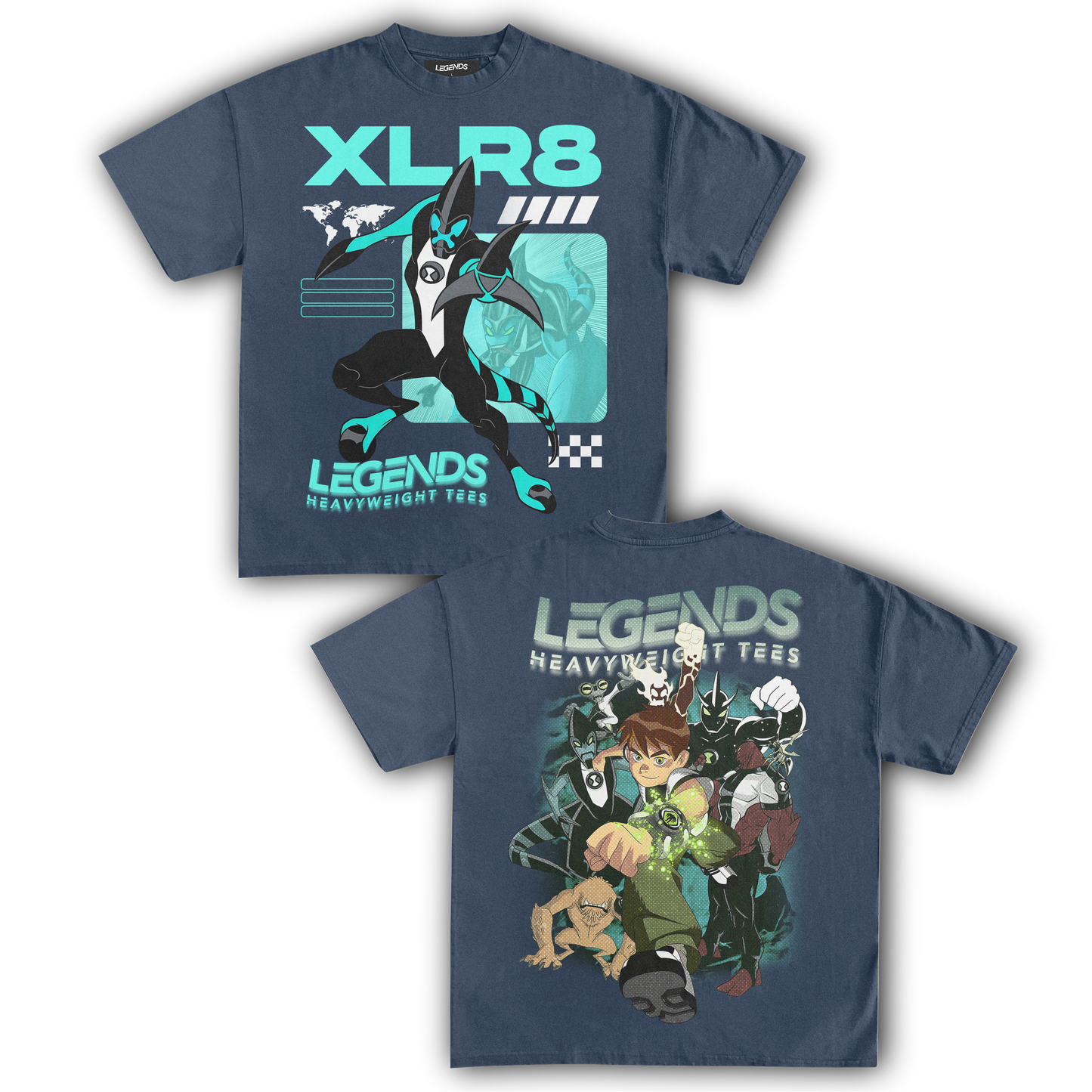 XRL8 & BEN 10 TEE (DOUBLE SIDED)