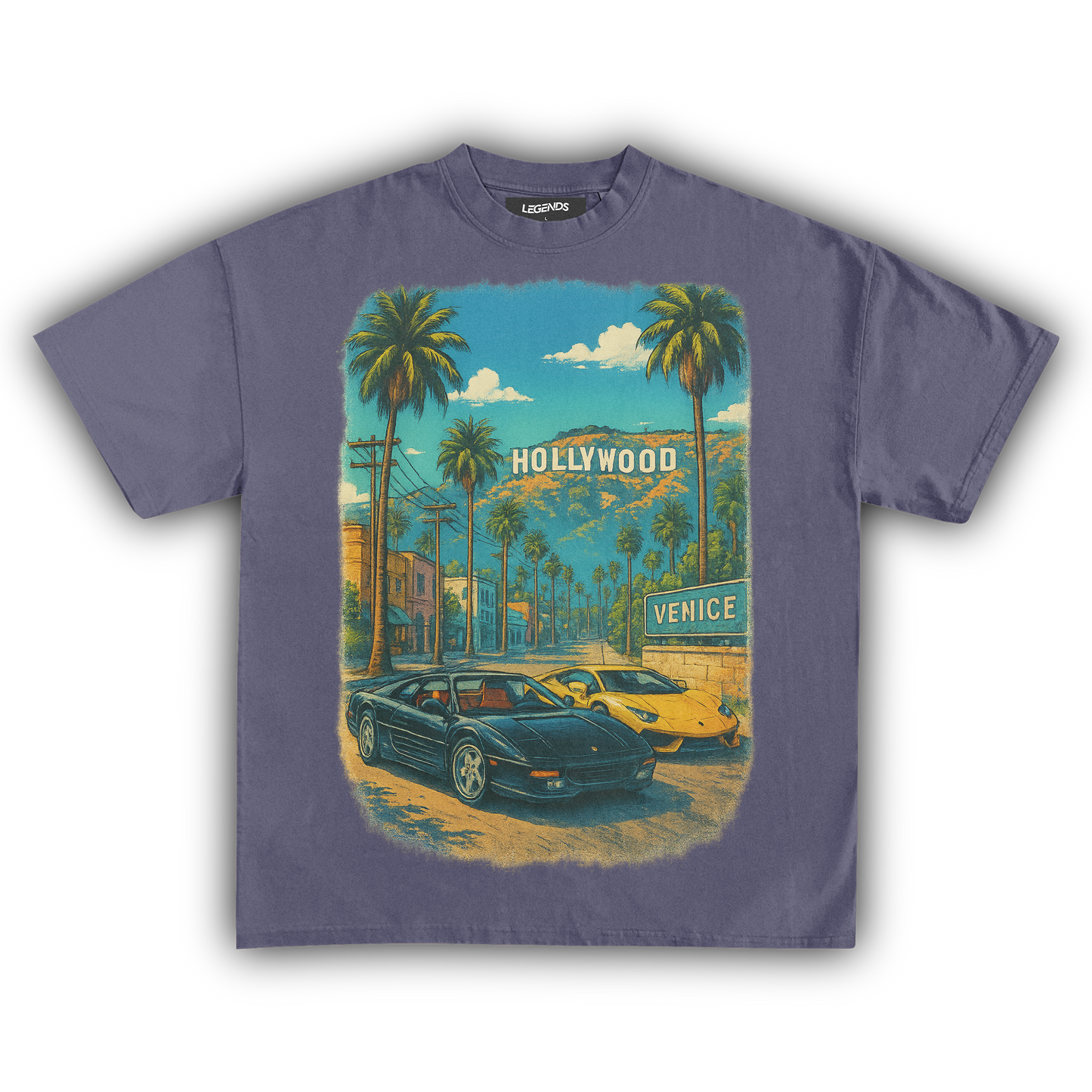 HOLLYWOOD Y VENICE TEE