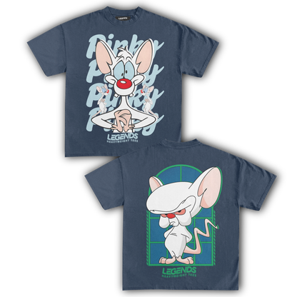 PINKY & THE BRAIN TEE II (DOUBE SIDED)