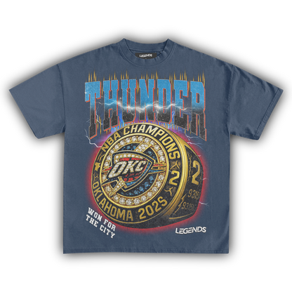 OKLAHOMA CITY THUNDER - CHAMPION RING TEE