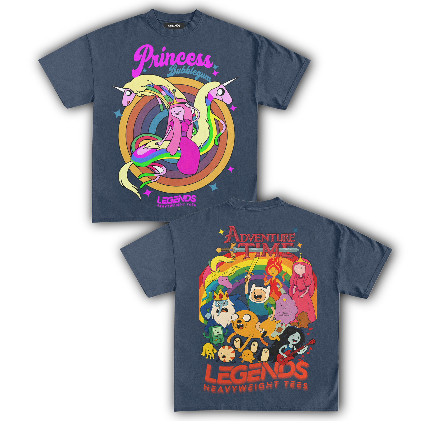 ADVENTURE TIME - PRINCESS BUBBLEGUM TEE II (DOUBLE SIDED)