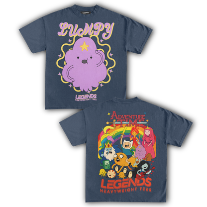 ADVENTURE TIME - LUMPY SPACE PRINCESS TEE II ( DOUBLE SIDED)