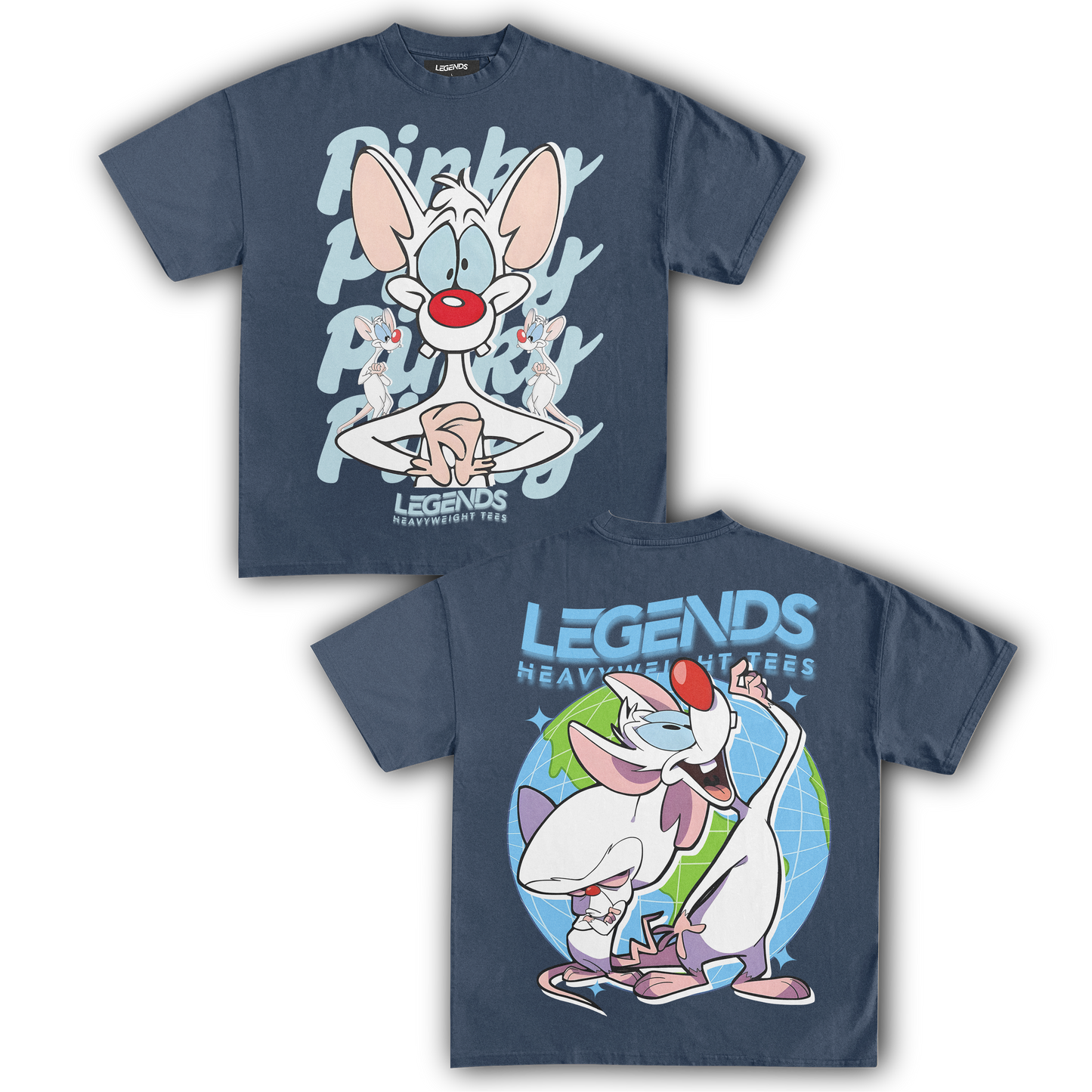 PINK & THE BRAIN TEE III (DOUBLE SIDED)