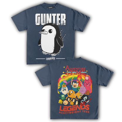 ADVENTURE TIME - GUNTER TEE IV (DOUBLE SIDED)