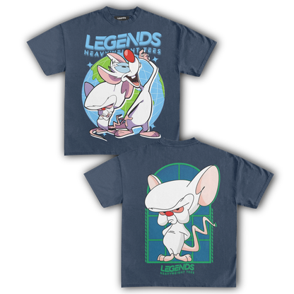 PINKY & THE BRAIN TEE IV (DOUBLE SIDED)