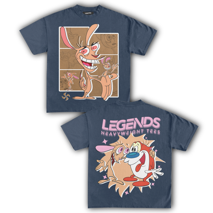 REN & STIMPY TEE III (DOUBLE SIDED)