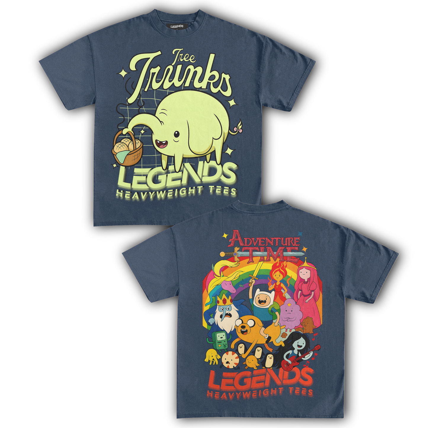 ADVENTURE TIME - TREE TRUNKS TEE II (DOUBLE SIDED)