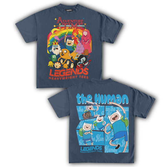 ADVENTURE TIME - FINN THE HUMAN TEE I (DOUBLE SIDED)