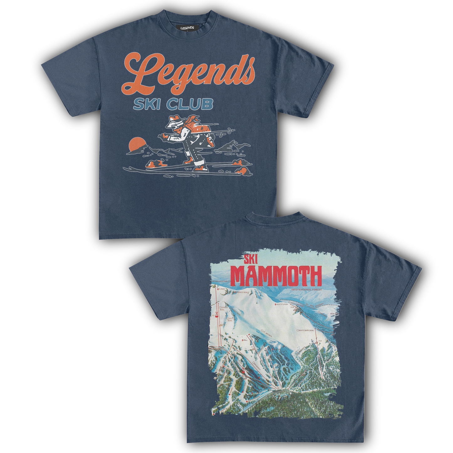 LEGENDS SKI CLUB - MAMMOTH II (DOUBLE SIDED)