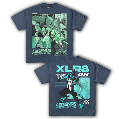 DIAMONDHEAD & XLR8 TEE (DOUBLE SIDED)