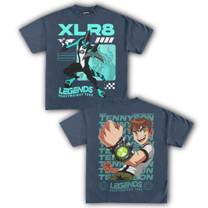 XLR8 & BEN TENNYSON TEE (DOUBLE SIDED)