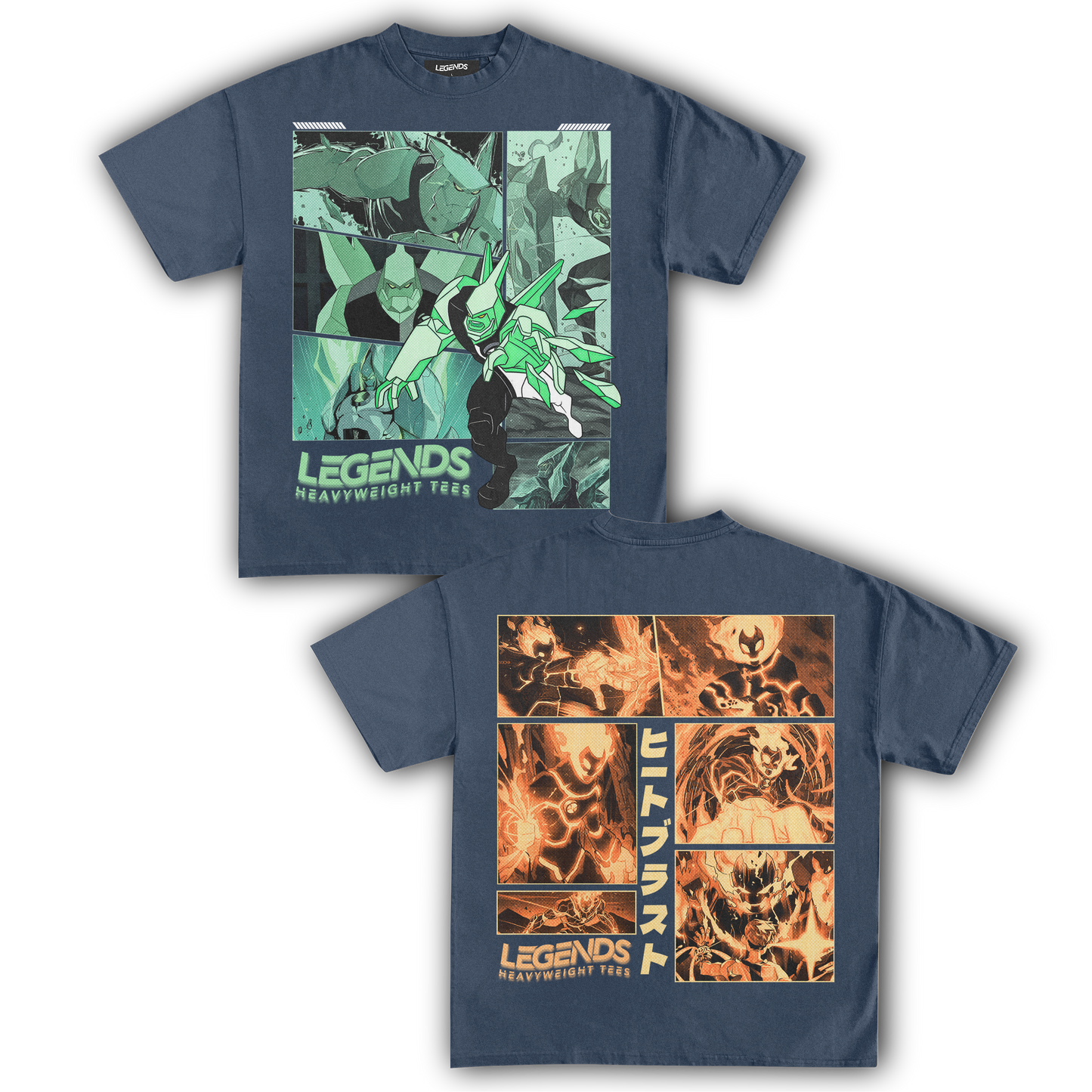DIAMONDHEAD & HEATBLAST TEE (DOUBLE SIDED)