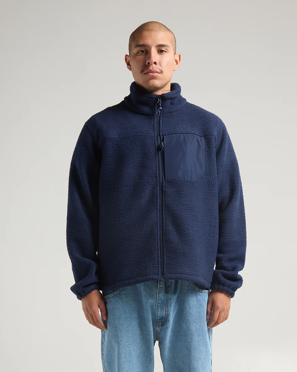 DESIGNER SHERPA JACKET (Midnight Navy)