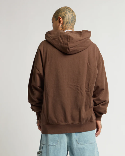 HEAVYWEIGHT DOUBLE ZIP HOODIE (Vintage Espresso)