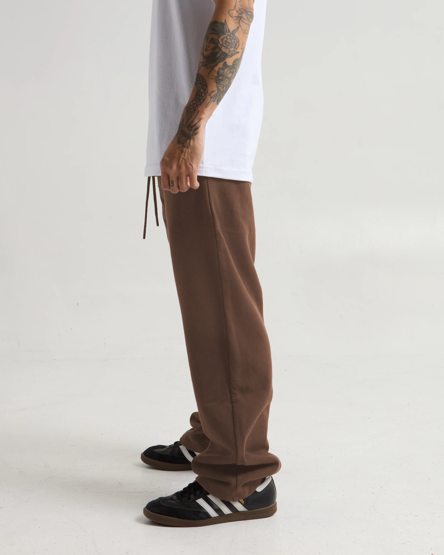 BAGGY HEAVYWEIGHT SWEATPANTS (Vintage Espresso)