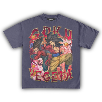 DRAGON BALL Z: GOKU x VEGETA VINTAGE TEE