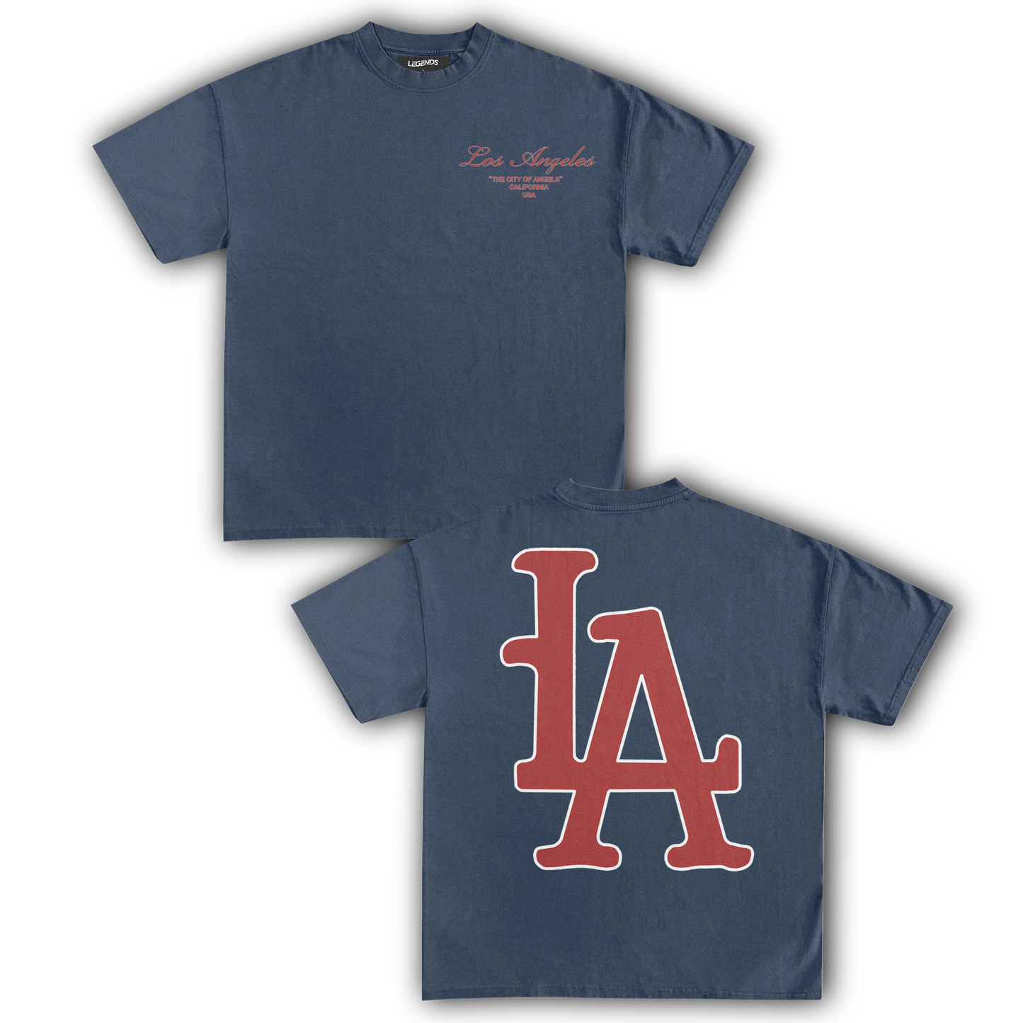 CITY OF ANGELS V2 DOUBLE TEE WHITE