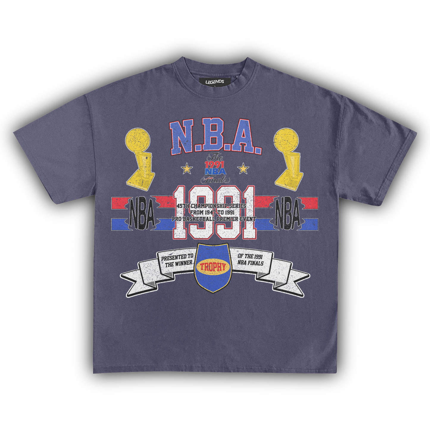 1991 BASKETBALL CHAMPIONS VINTAGE TEE