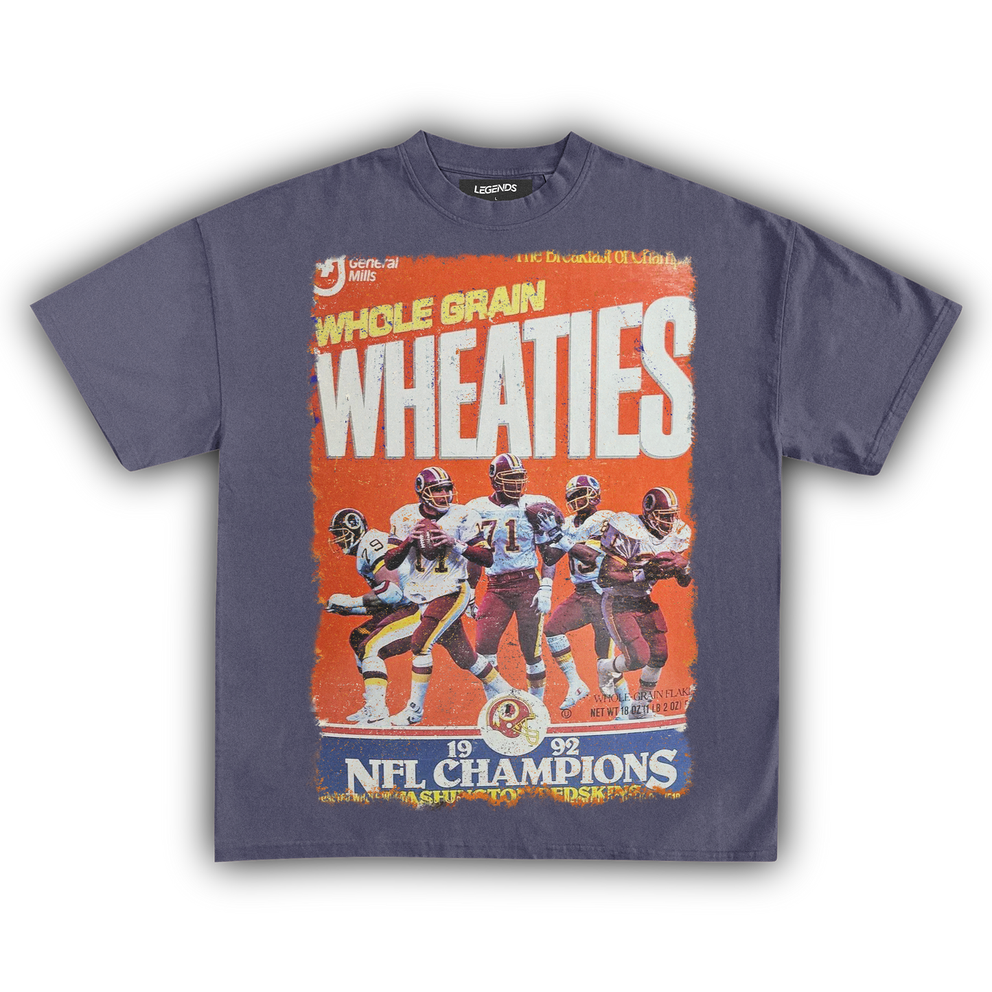 WHEATIES REDSKINS CHAMPIONS 1992 VINTAGE TEE