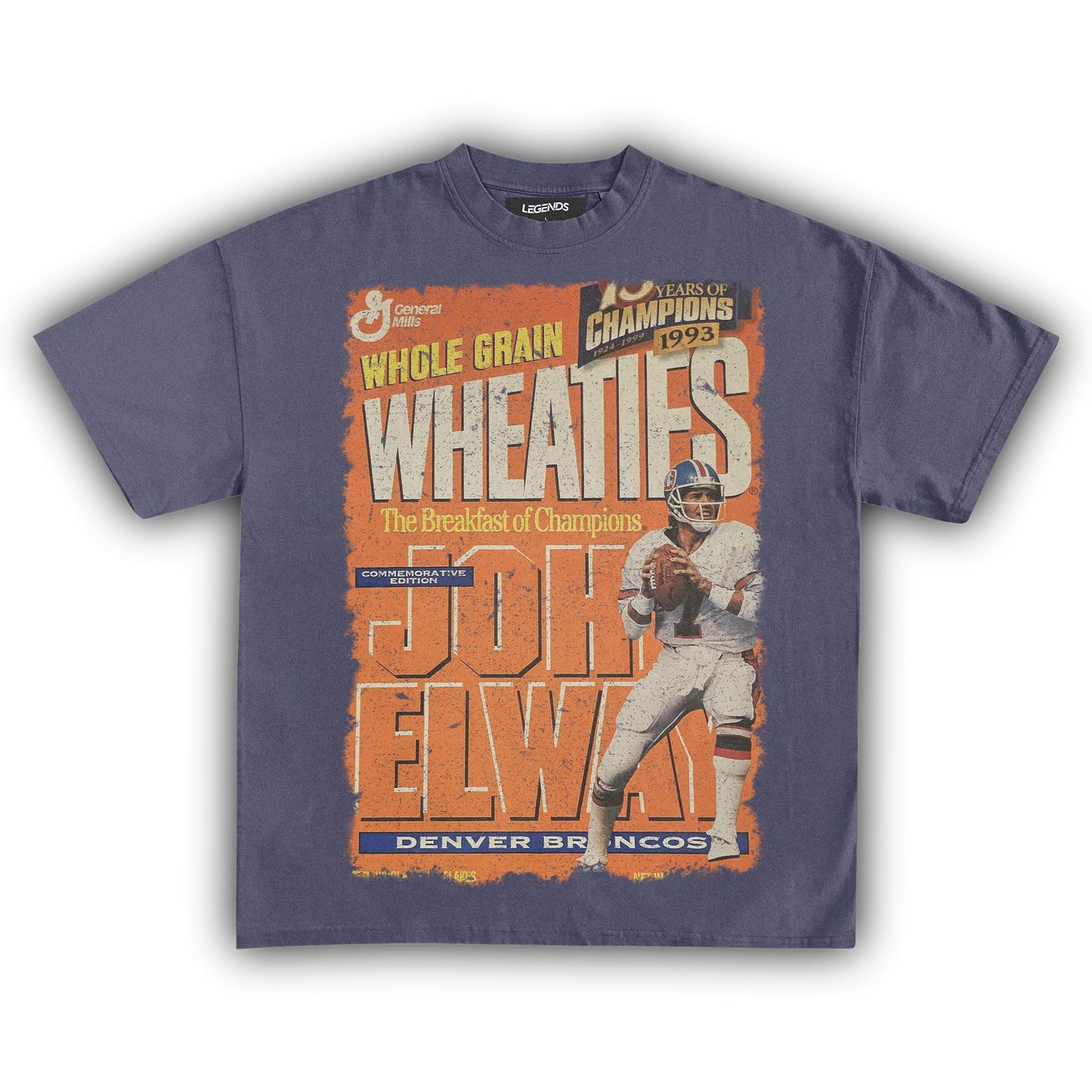 WHEATIES JOHN ELWAY 1993 VINTAGE TEE