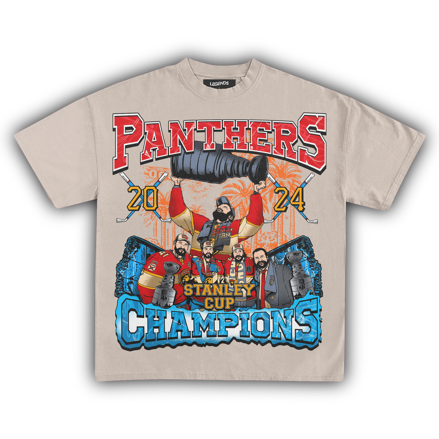 FLORIDA PANTHERS 2024 STANLEY CUP CHAMPIONS TEE