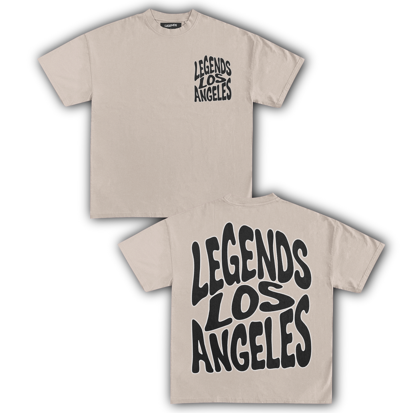 LEGENDS LOS ANGELES DOUBLE TEE BLACK