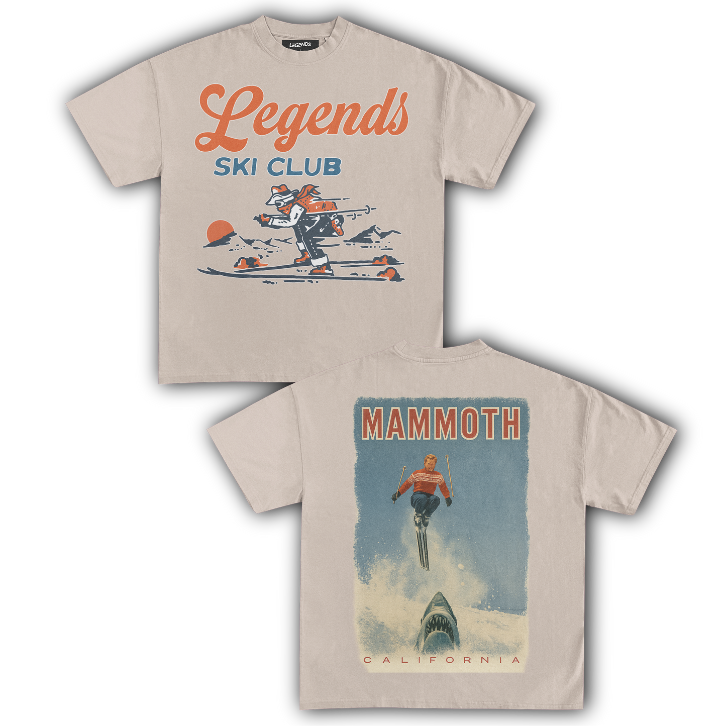 LEGENDS SKI CLUB - MAMMOTH JAWS (DOUBLE SIDED)