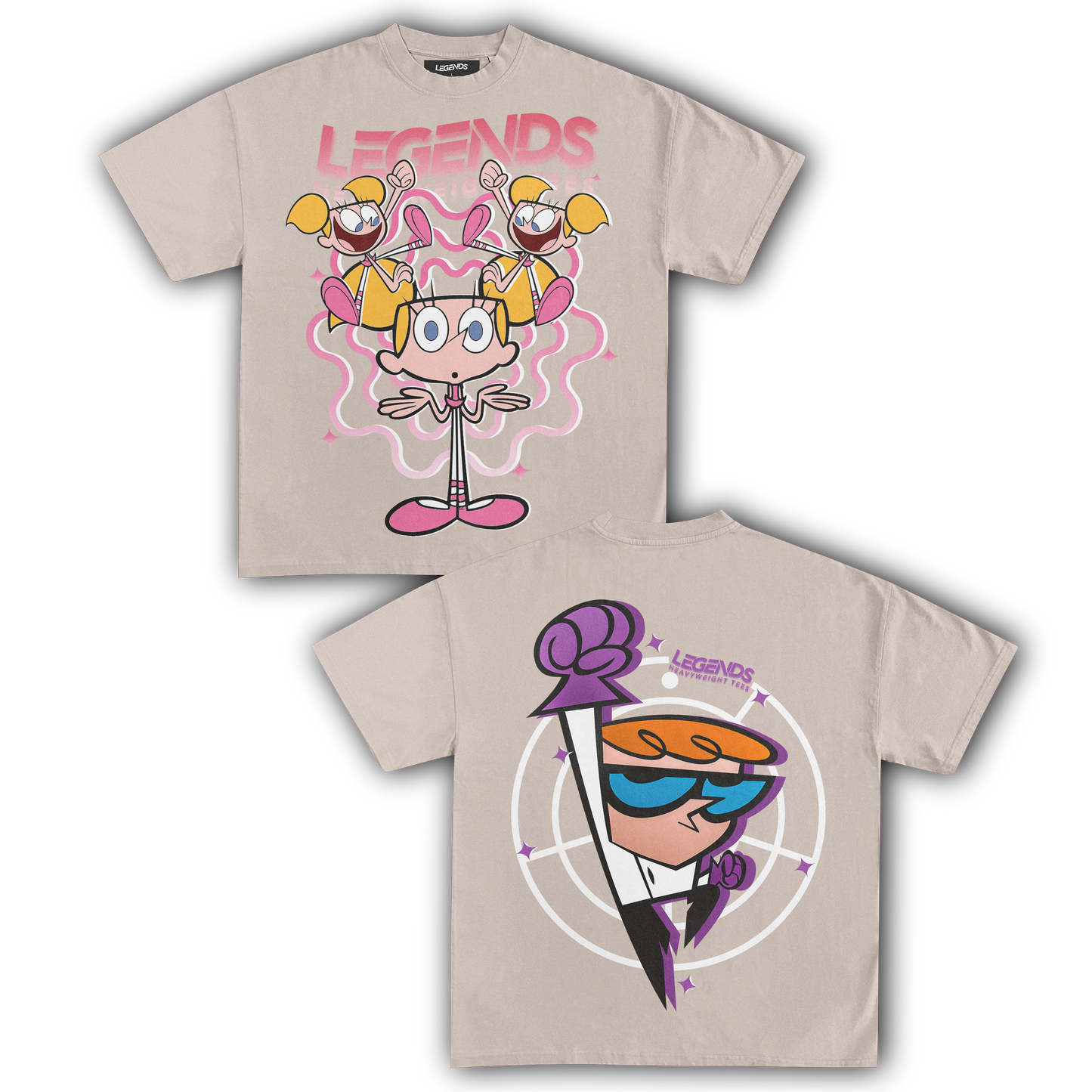 DEE DEE & DEXTER TEE (DOUBLE SIDED)