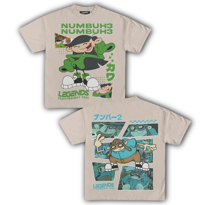 KIDS NEXT DOOR - NUMBER 3 & 2 TEE (DOUBLE SIDED)