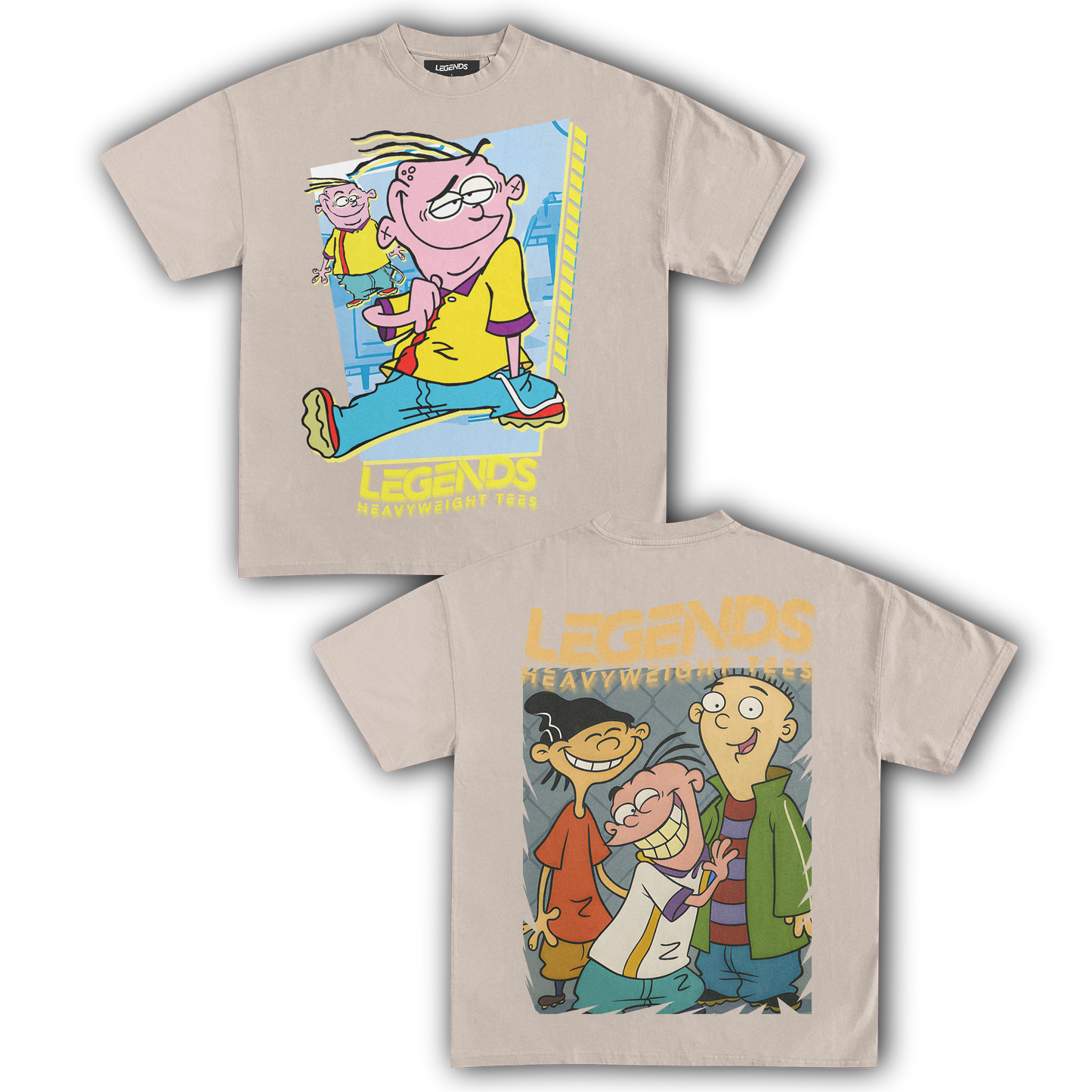 ED, EDD N EDDY TEE III (DOUBLE SIDED)