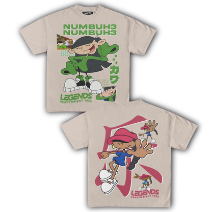 KIDS NEXT DOOR - NUMBER 3 & 5 TEE (DOUBLE SIDED)