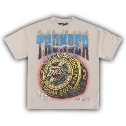 OKLAHOMA CITY THUNDER - CHAMPION RING TEE