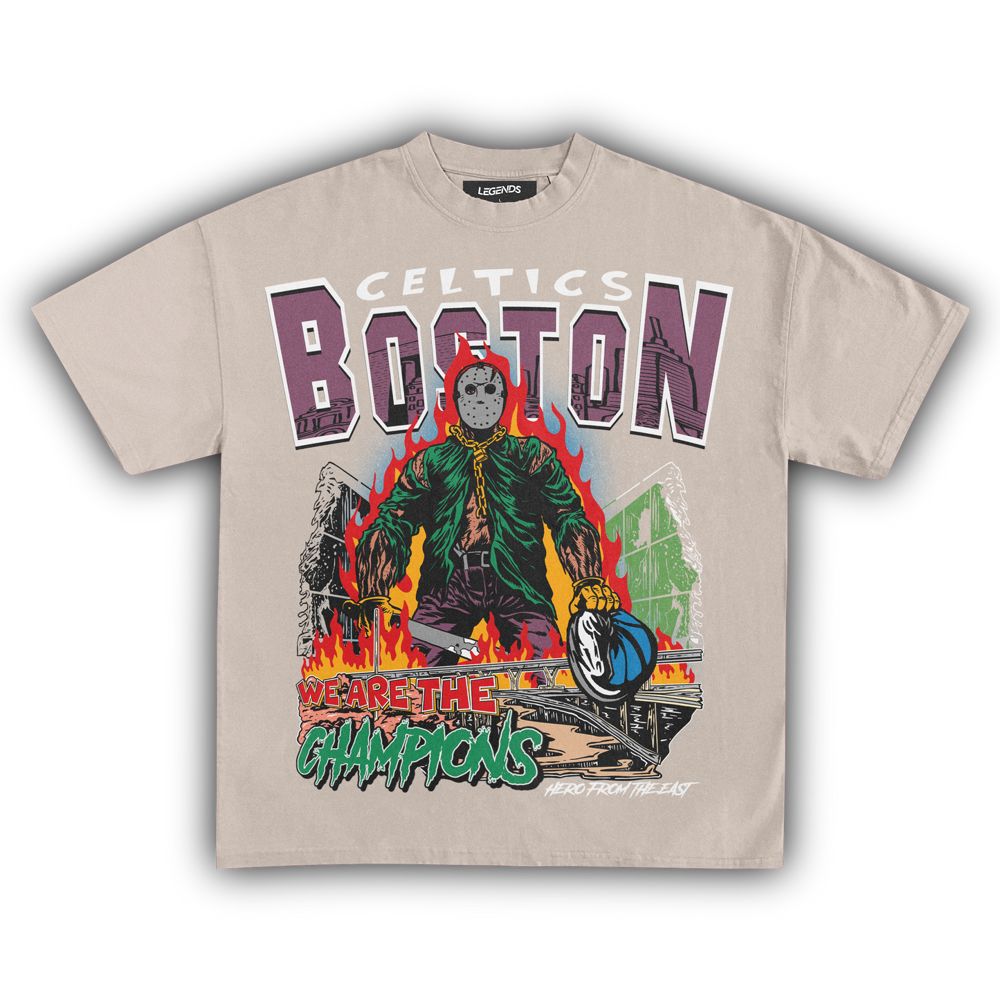 BOSTON CELTICS HELLFIRE TEE