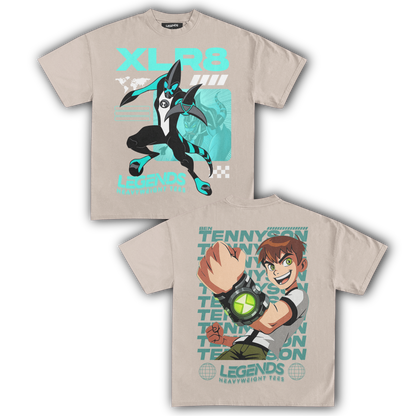 XLR8 & BEN TENNYSON TEE (DOUBLE SIDED)