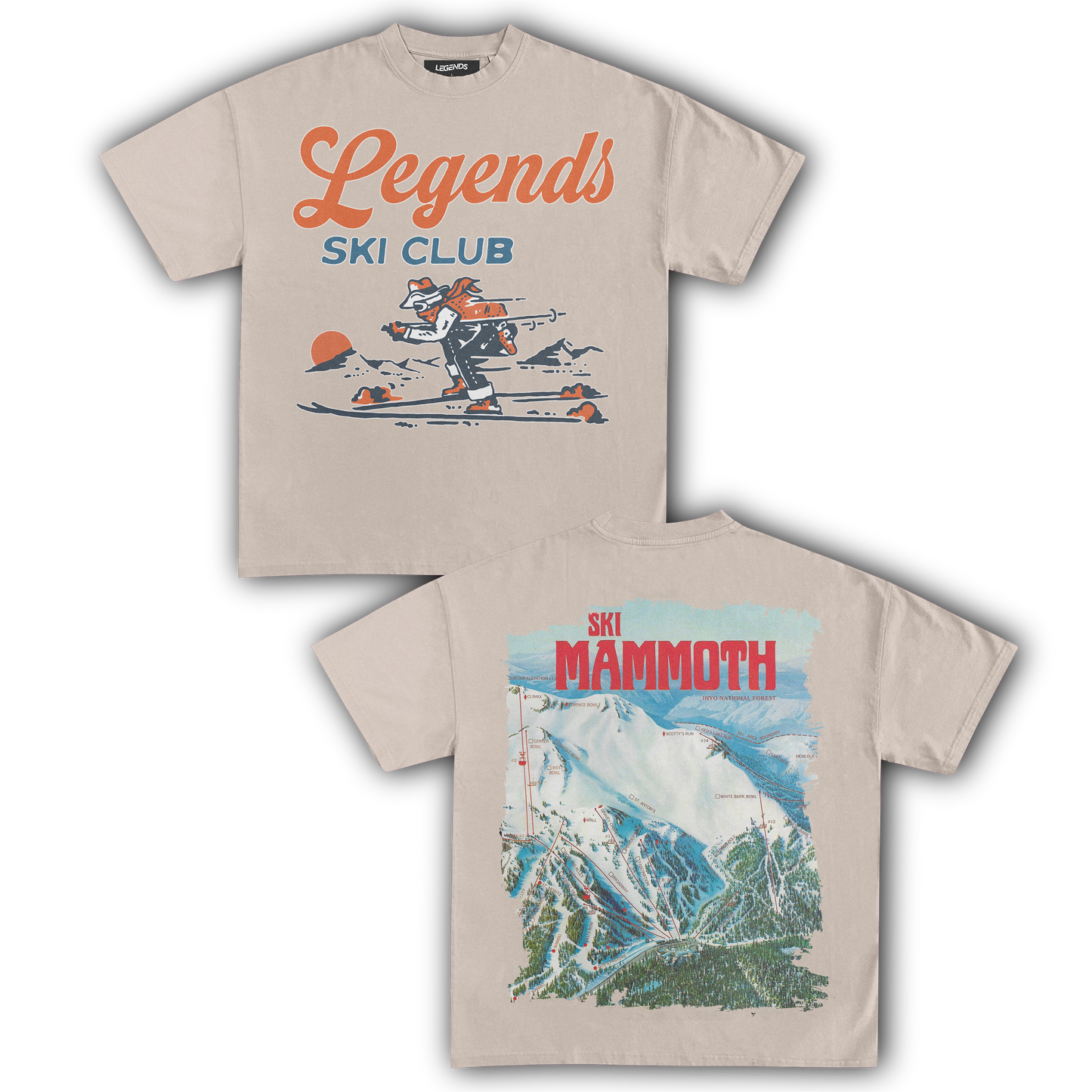 LEGENDS SKI CLUB - MAMMOTH II (DOUBLE SIDED)