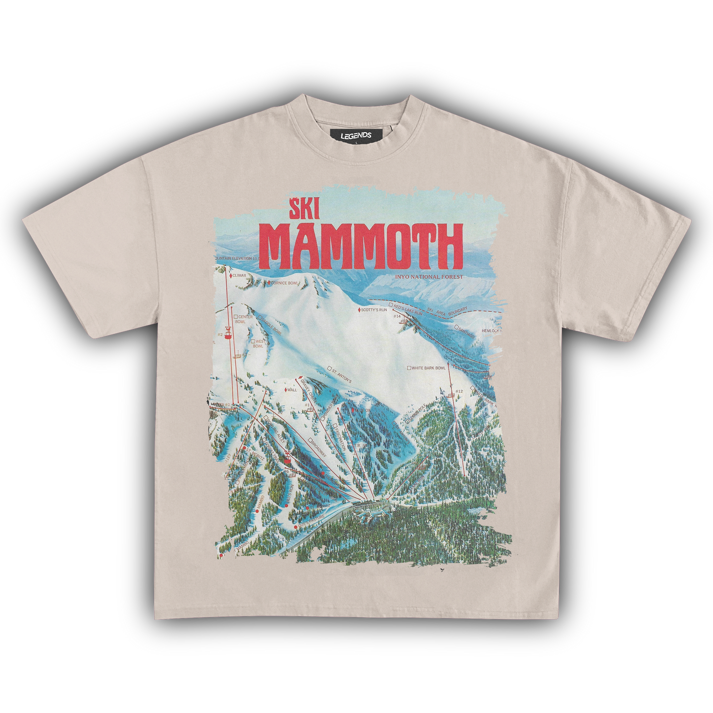 SKI MAMMOTH TEE