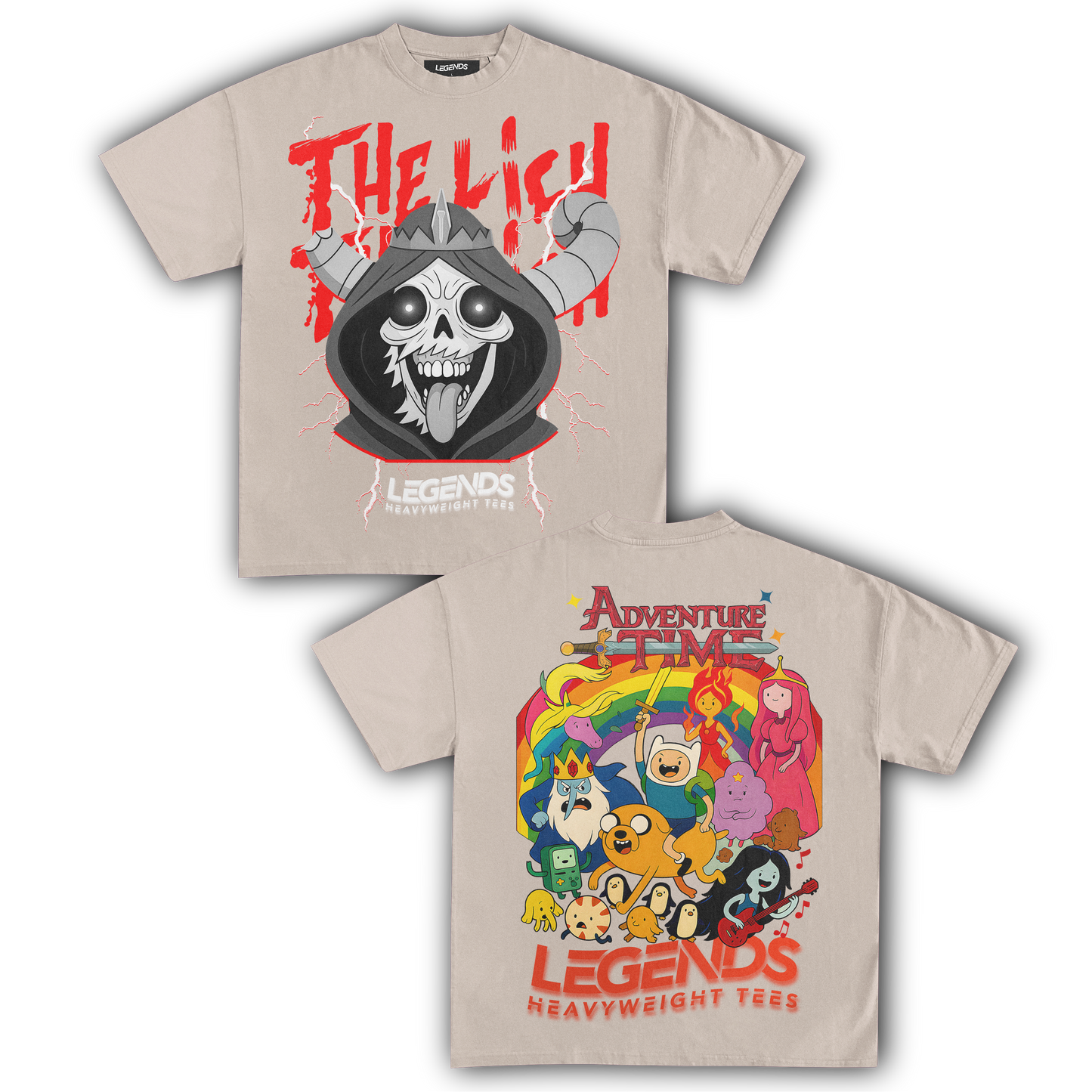 ADVENTURE TIME - THE LICH TEE II (DOUBLE SIDED)