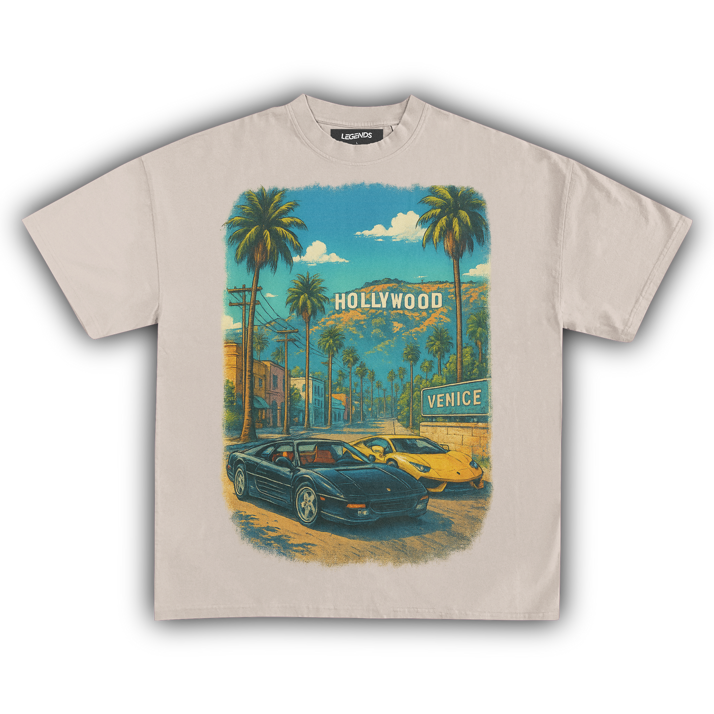 HOLLYWOOD Y VENICE TEE