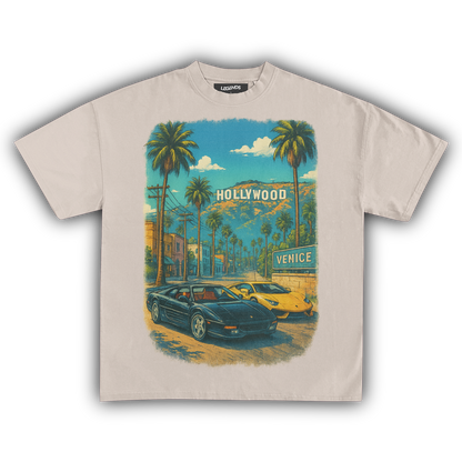 HOLLYWOOD Y VENICE TEE