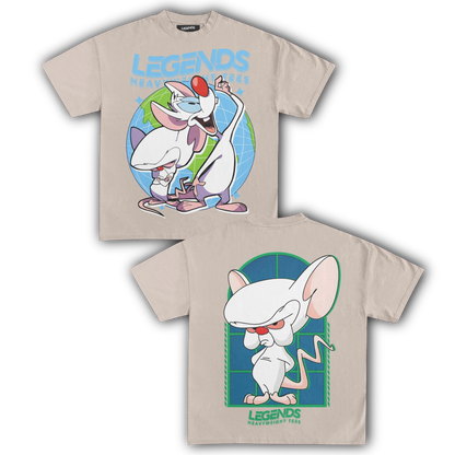 PINKY & THE BRAIN TEE IV (DOUBLE SIDED)