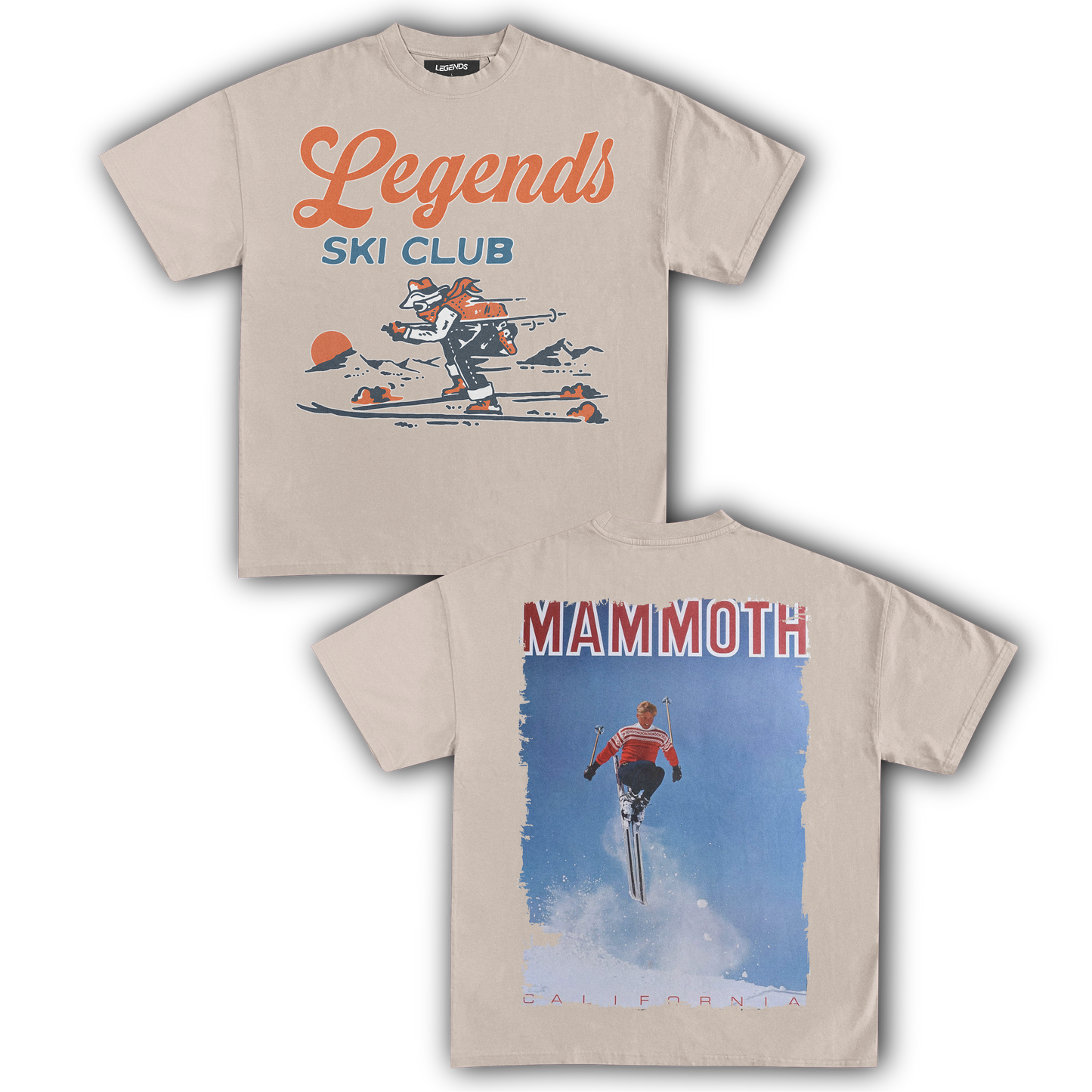 LEGENDS SKI CLUB - MAMMOTH V (DOUBLE SIDED)