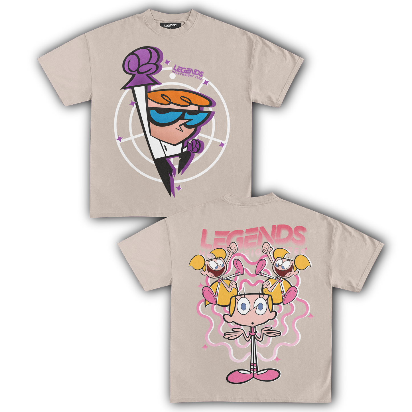 DEXTER & DEEDEE TEE (DOUBLE SIDED)