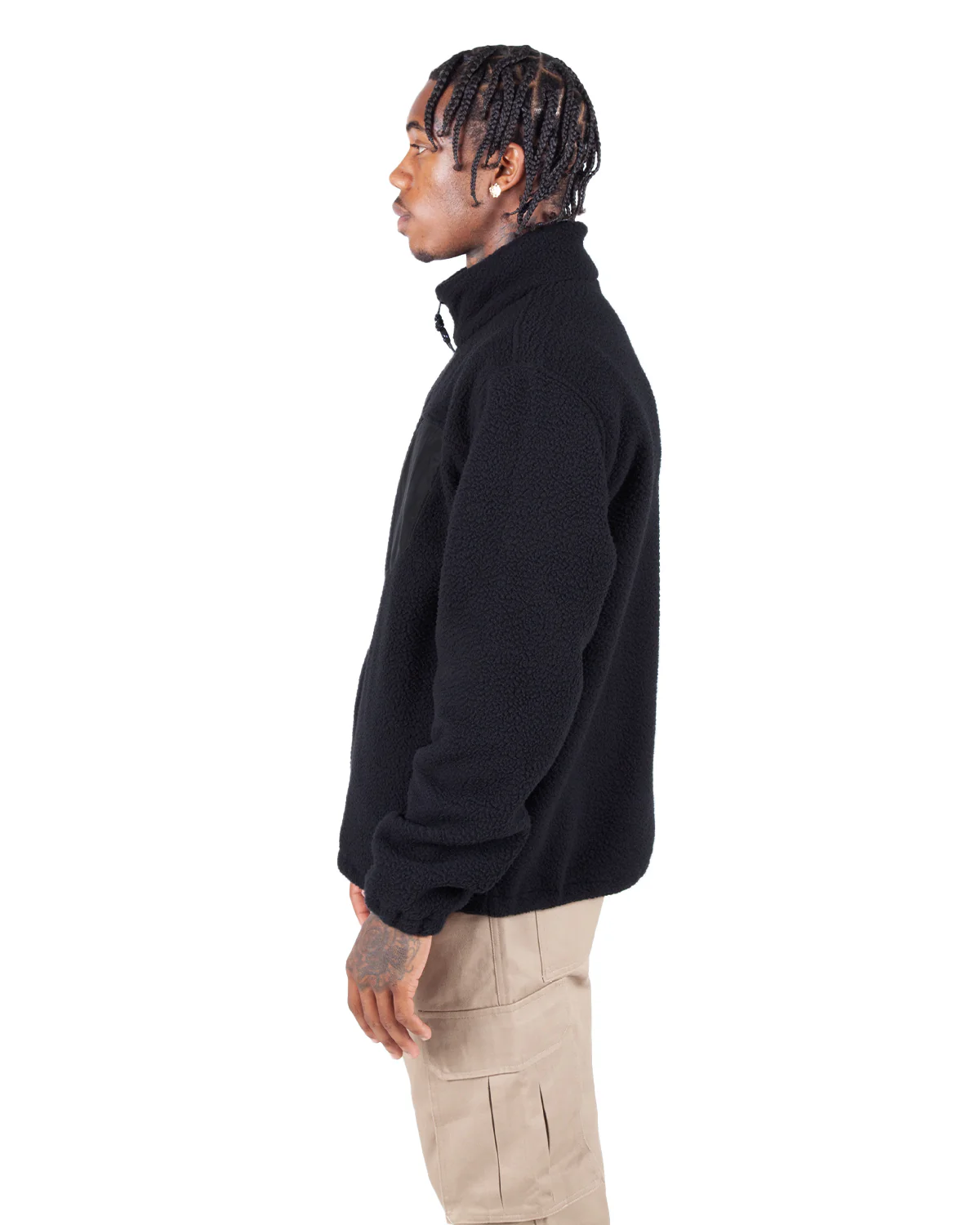 DESIGNER SHERPA JACKET (Black)