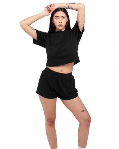 WOMEN'S FLEECE SHORTS (Onyx)