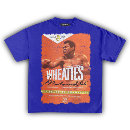 WHEATIES MUHAMMAD ALI 1999 VINTAGE TEE