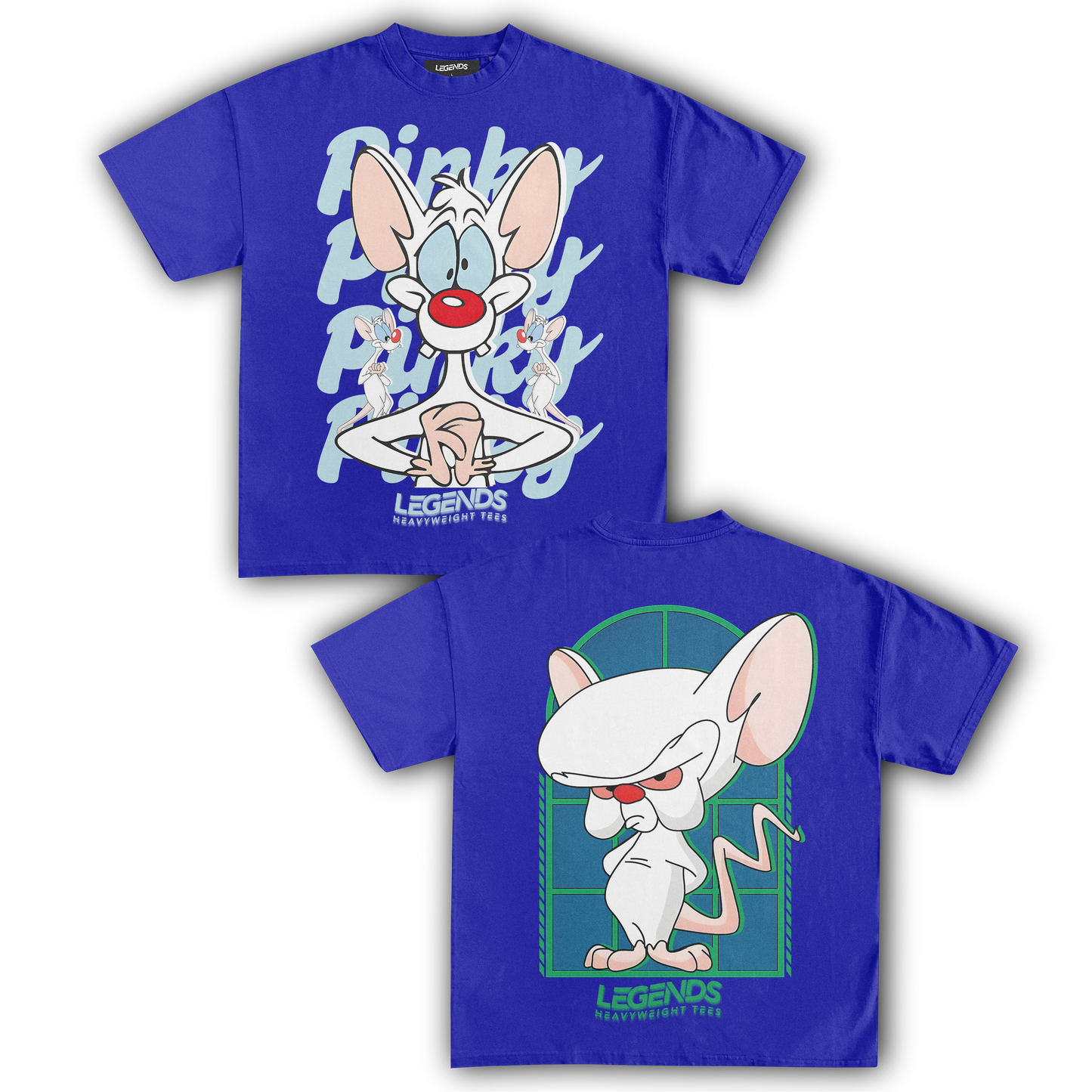 PINKY & THE BRAIN TEE II (DOUBE SIDED)