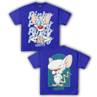 PINKY & THE BRAIN TEE II (DOUBE SIDED)