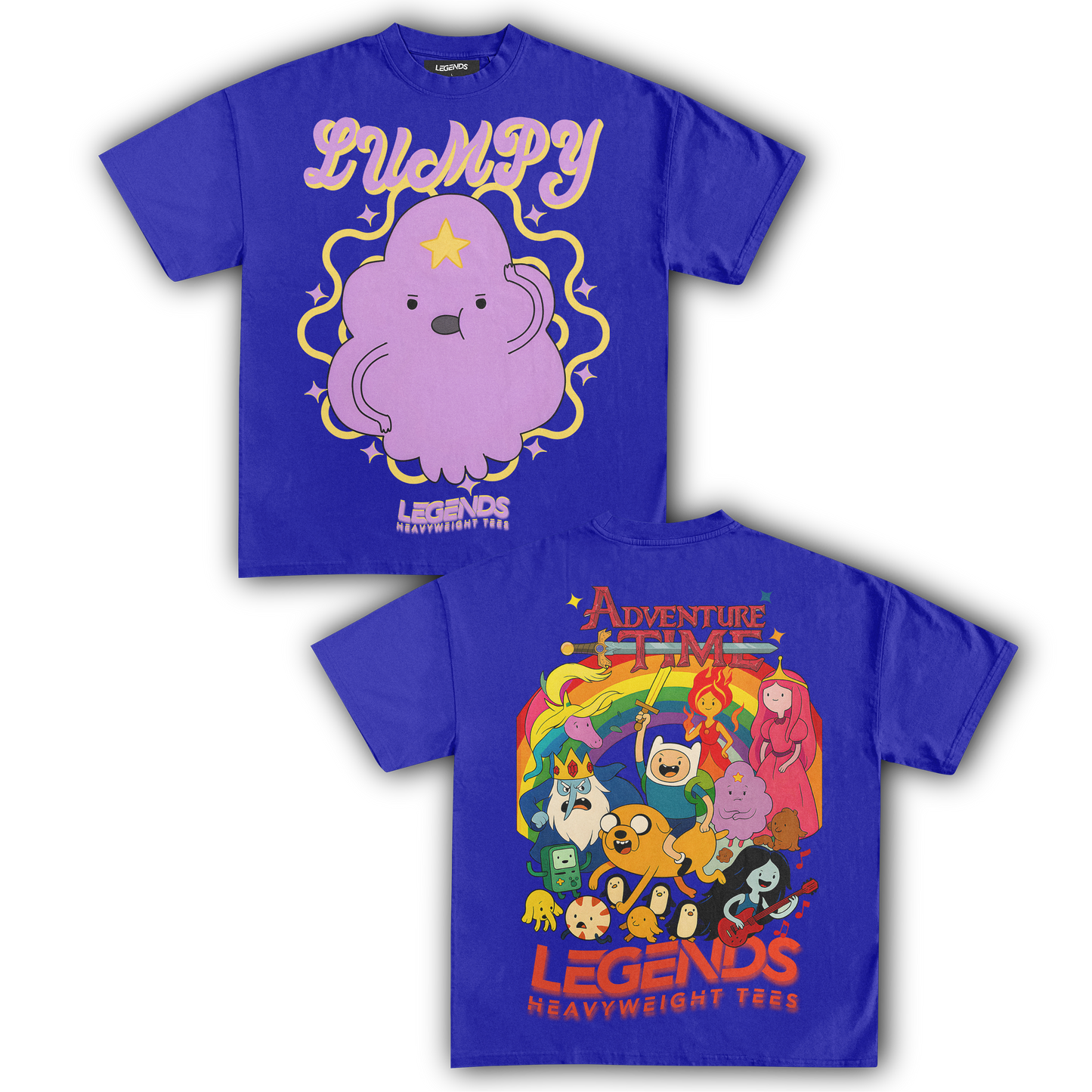 ADVENTURE TIME - LUMPY SPACE PRINCESS TEE II ( DOUBLE SIDED)