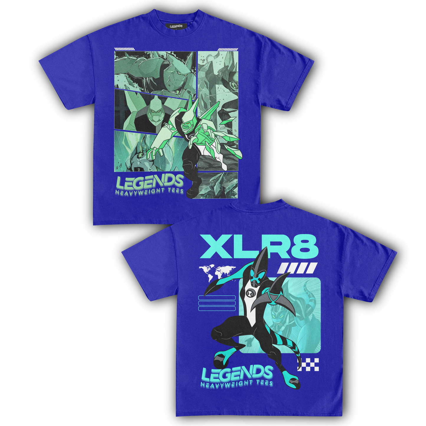 DIAMONDHEAD & XLR8 TEE (DOUBLE SIDED)